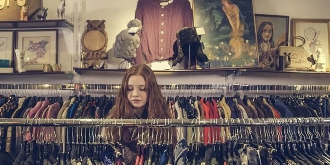 chica de compras