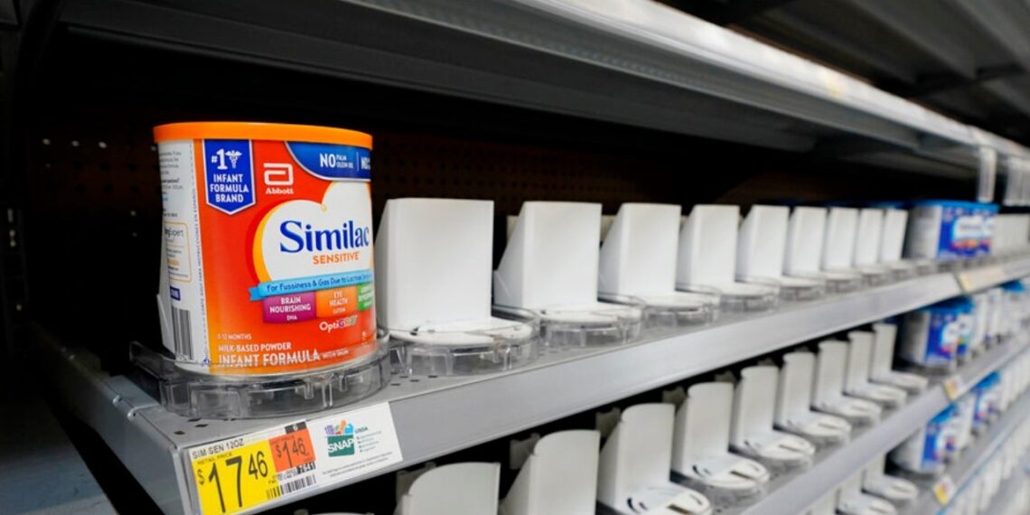 Escasez de fórmula para bebés: las tasas de falta de existencias aumentan al 70%