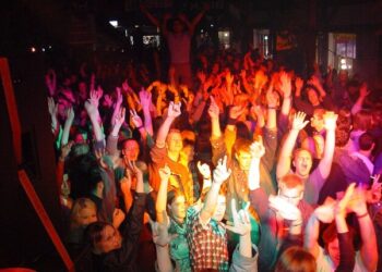 Gente en concierto