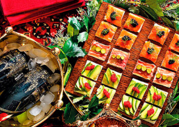 Ideas de canapés para la cena de navidad