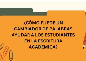 ¿Cómo puede un cambiador de palabras ayudar a los estudiantes en la escritura académica?