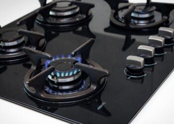 Cocina moderna de gas