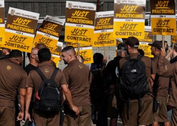 La huelga de UPS podría ser la más costosa en 100 años