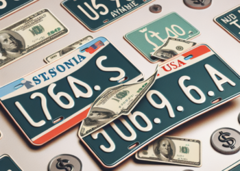 cuanto cuesta cambiar las placas de un estado a otro en usa