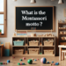 ¿Cuál es el lema Montessori?