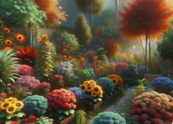 ¿Qué plantas con flores se plantan en otoño?