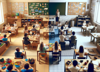 ¿Cuál es la diferencia entre Montessori y no Montessori?