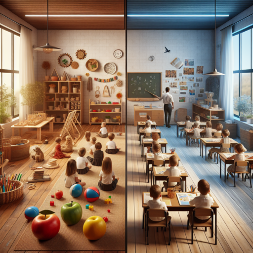 ¿En qué se diferencia Montessori de la escuela normal?