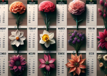 ¿Qué flor se asocia a cada mes?