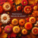 ¿Qué flores representan el otoño?
