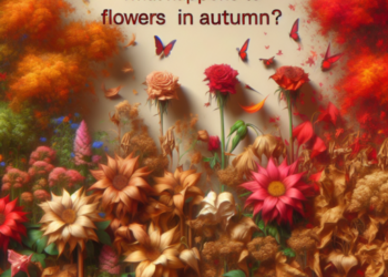 ¿Qué pasa con las flores en otoño?