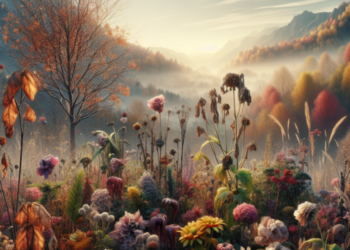 ¿Qué pasa en otoño con las flores?