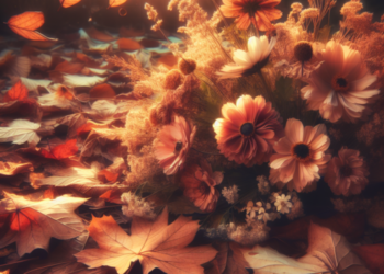 ¿Qué pasó con las flores en otoño?