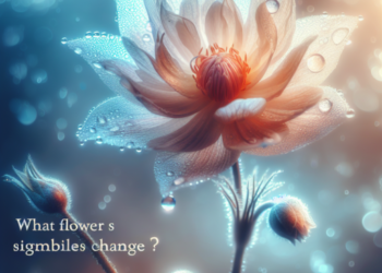 ¿Qué flor simboliza el cambio?