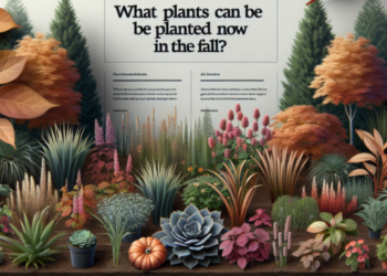 ¿Qué plantas se pueden plantar ahora en otoño?