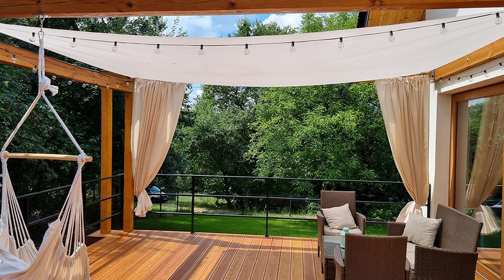 Toldos vela a medida para una protección solar máxima